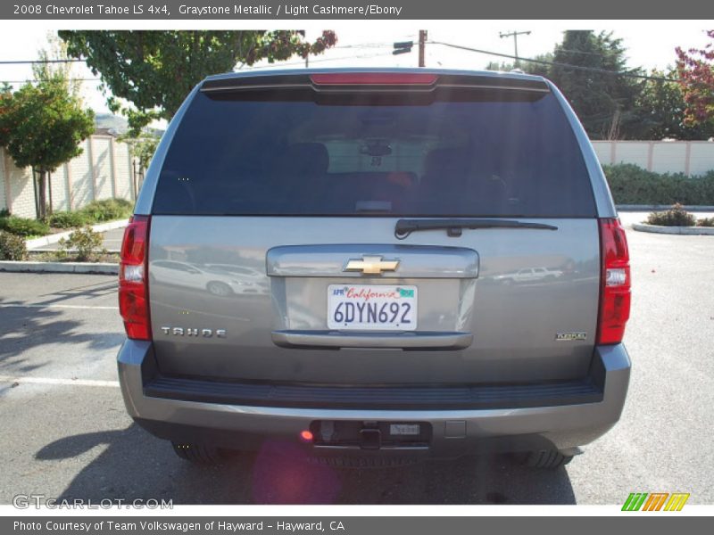 Graystone Metallic / Light Cashmere/Ebony 2008 Chevrolet Tahoe LS 4x4