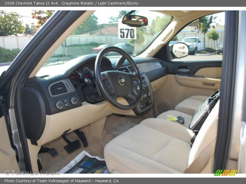 Graystone Metallic / Light Cashmere/Ebony 2008 Chevrolet Tahoe LS 4x4