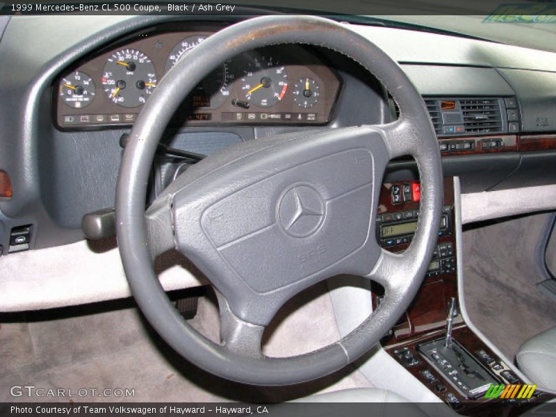 Black / Ash Grey 1999 Mercedes-Benz CL 500 Coupe
