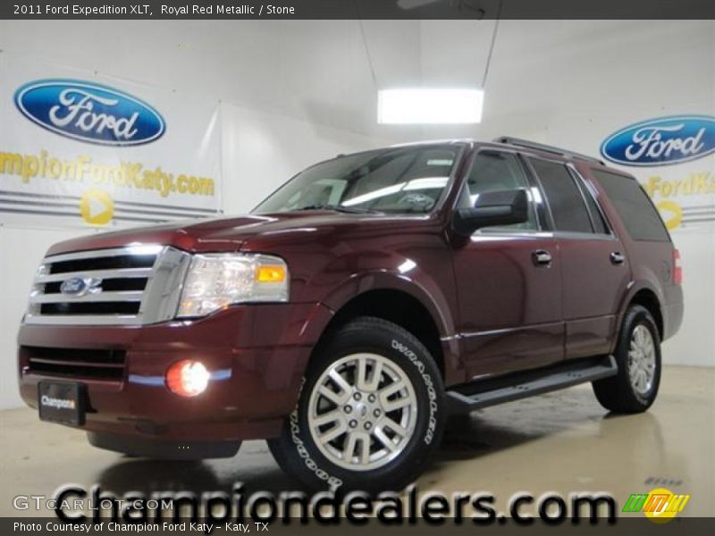 Royal Red Metallic / Stone 2011 Ford Expedition XLT