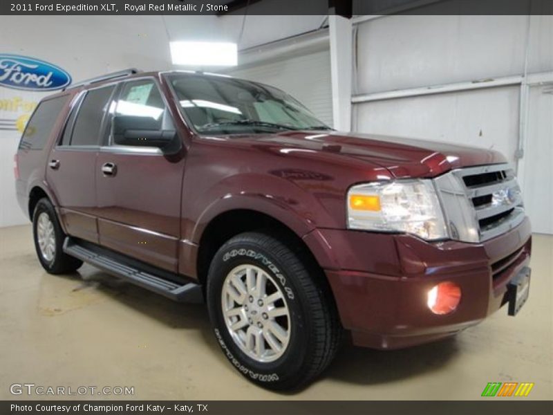Royal Red Metallic / Stone 2011 Ford Expedition XLT