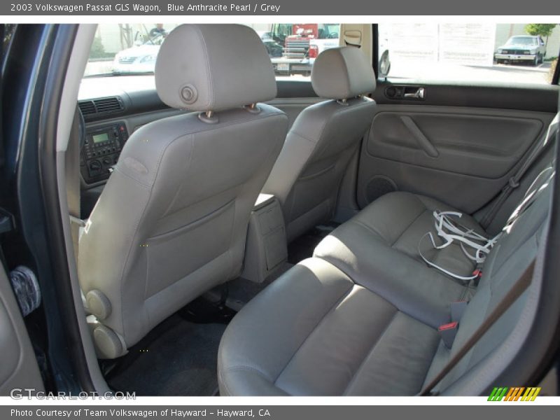 Blue Anthracite Pearl / Grey 2003 Volkswagen Passat GLS Wagon