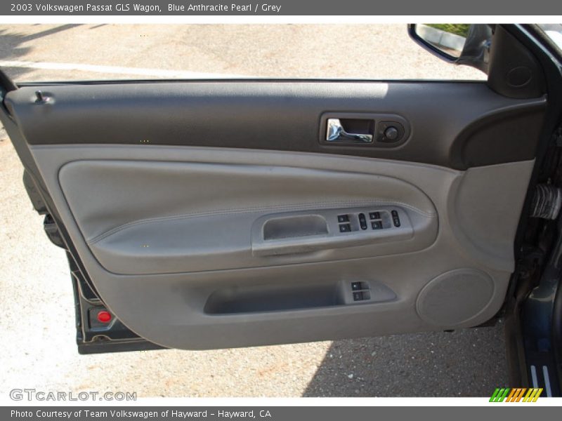 Blue Anthracite Pearl / Grey 2003 Volkswagen Passat GLS Wagon