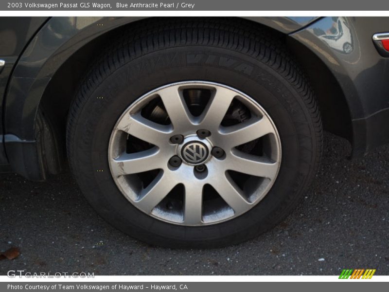 Blue Anthracite Pearl / Grey 2003 Volkswagen Passat GLS Wagon
