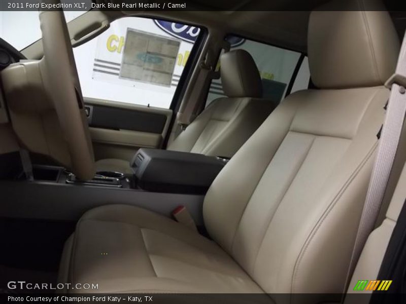Dark Blue Pearl Metallic / Camel 2011 Ford Expedition XLT