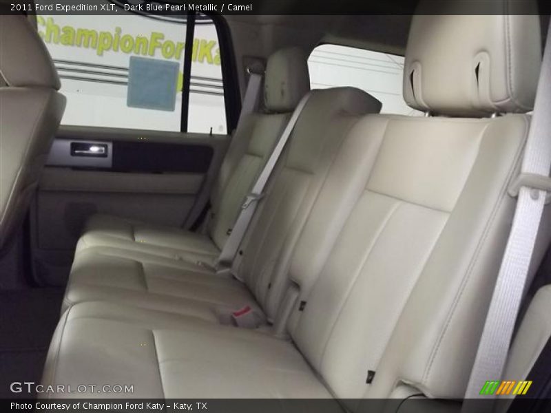 Dark Blue Pearl Metallic / Camel 2011 Ford Expedition XLT