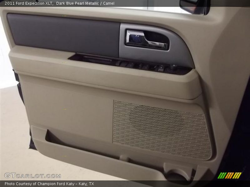 Dark Blue Pearl Metallic / Camel 2011 Ford Expedition XLT