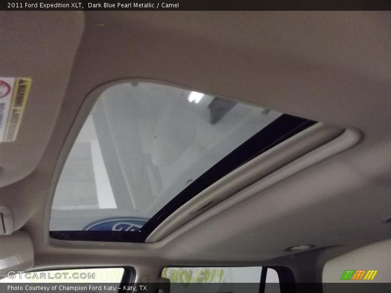 Dark Blue Pearl Metallic / Camel 2011 Ford Expedition XLT