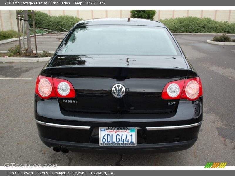 Deep Black / Black 2008 Volkswagen Passat Turbo Sedan