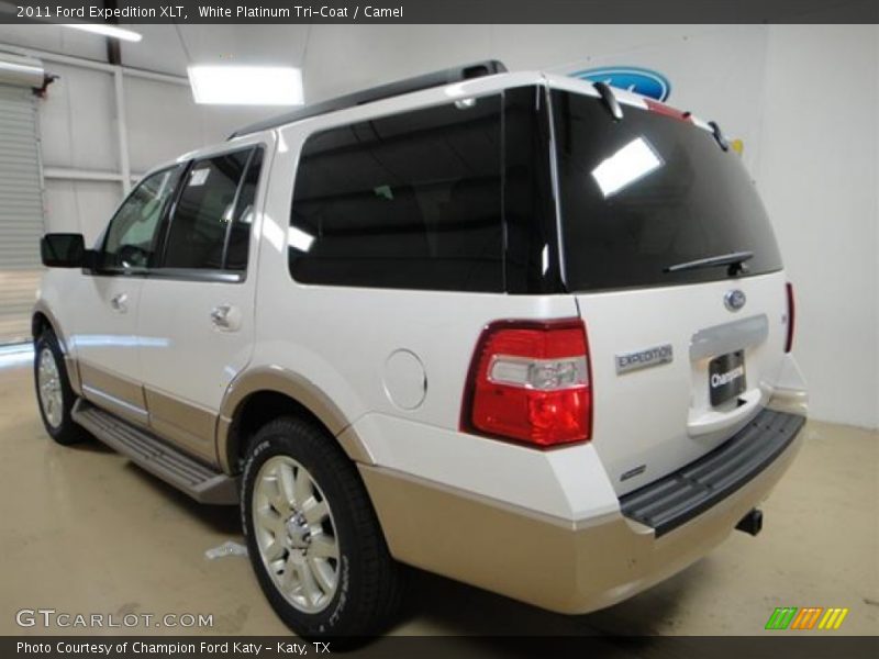 White Platinum Tri-Coat / Camel 2011 Ford Expedition XLT