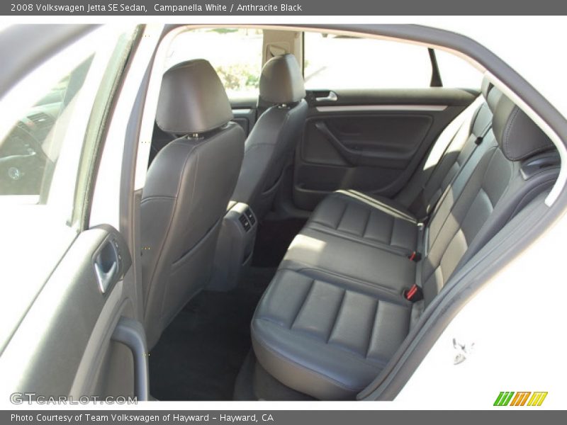Campanella White / Anthracite Black 2008 Volkswagen Jetta SE Sedan