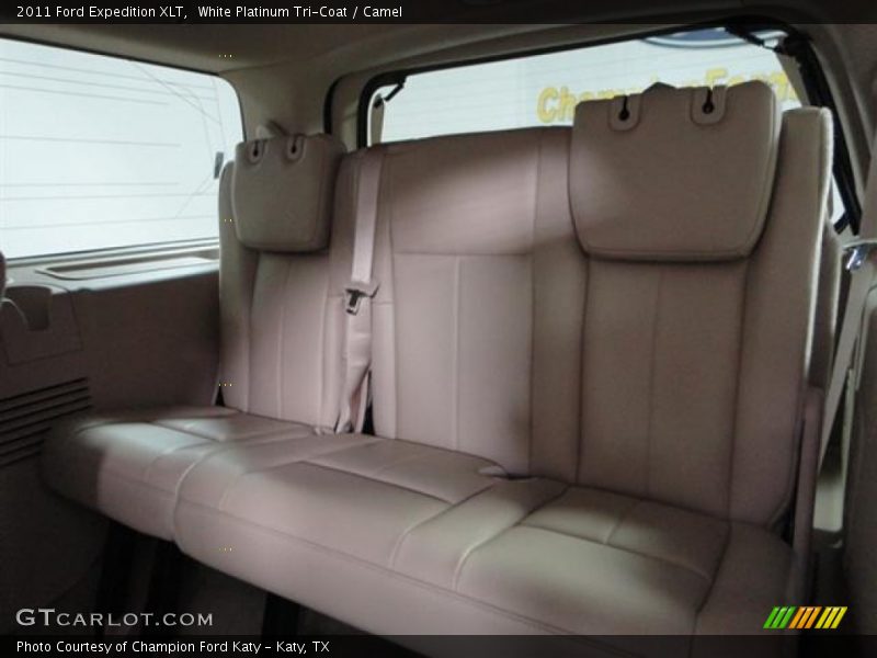 White Platinum Tri-Coat / Camel 2011 Ford Expedition XLT