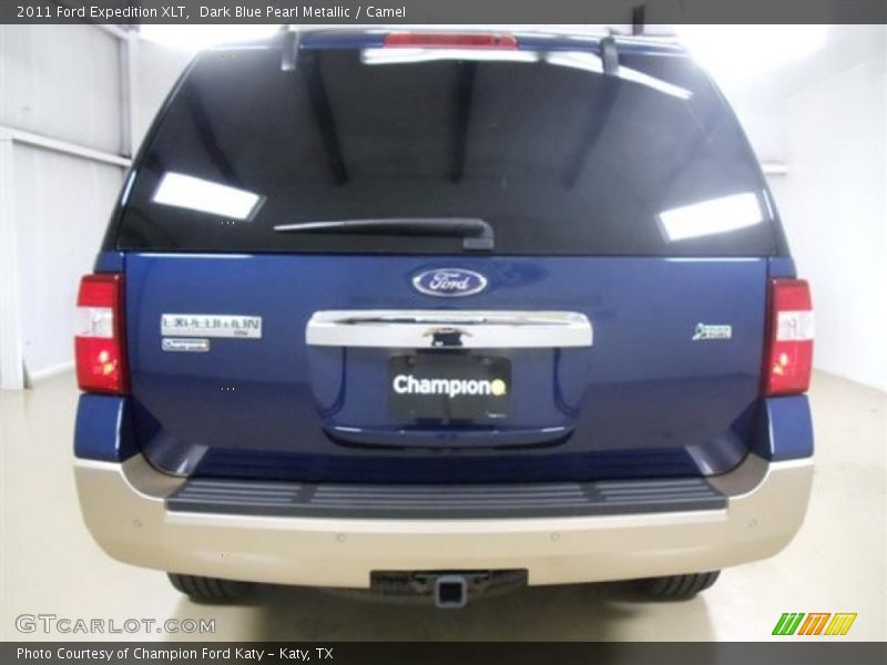 Dark Blue Pearl Metallic / Camel 2011 Ford Expedition XLT