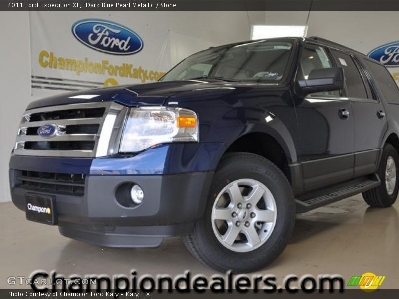 Dark Blue Pearl Metallic / Stone 2011 Ford Expedition XL