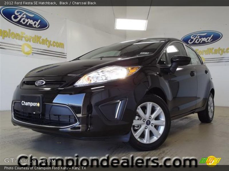 Black / Charcoal Black 2012 Ford Fiesta SE Hatchback
