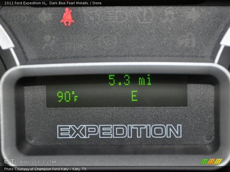 Dark Blue Pearl Metallic / Stone 2011 Ford Expedition XL