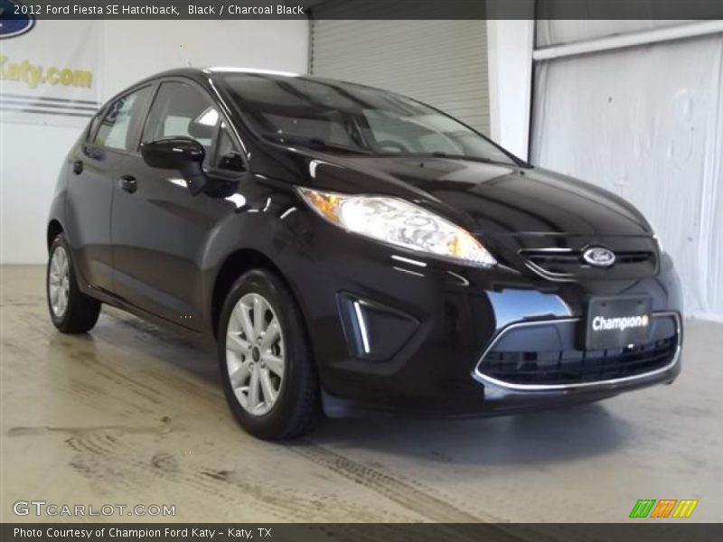 Black / Charcoal Black 2012 Ford Fiesta SE Hatchback
