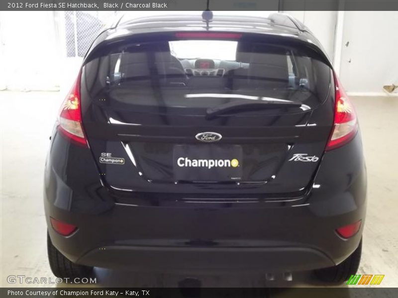 Black / Charcoal Black 2012 Ford Fiesta SE Hatchback