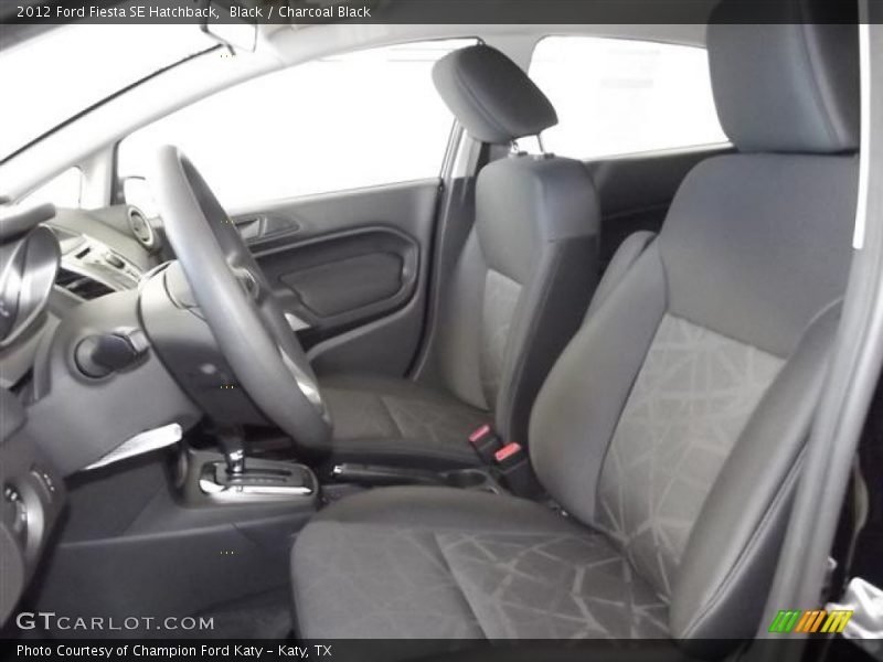 Black / Charcoal Black 2012 Ford Fiesta SE Hatchback
