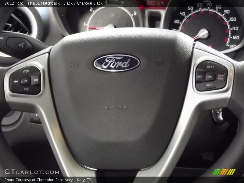 Black / Charcoal Black 2012 Ford Fiesta SE Hatchback