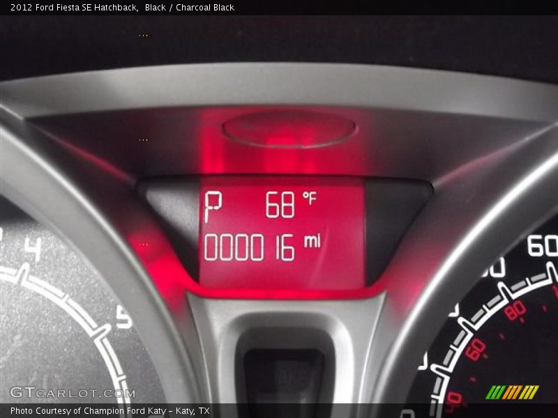 Black / Charcoal Black 2012 Ford Fiesta SE Hatchback
