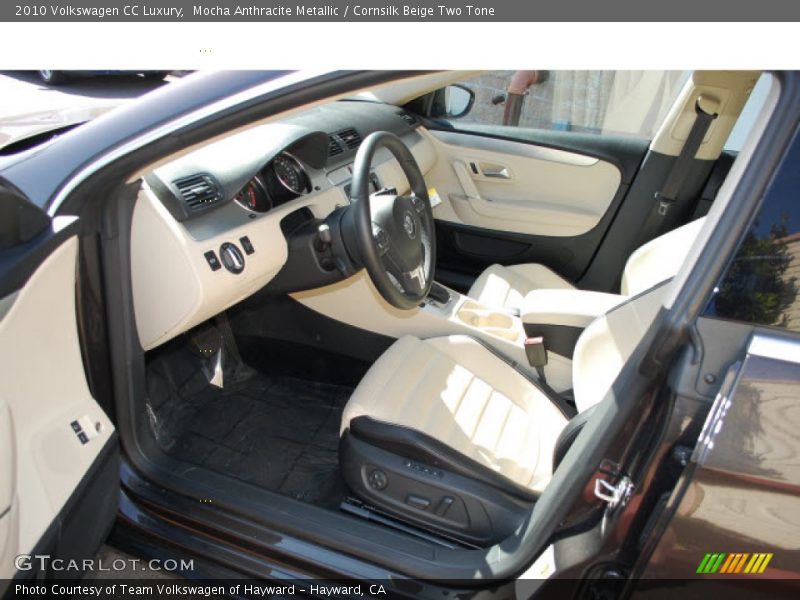 Mocha Anthracite Metallic / Cornsilk Beige Two Tone 2010 Volkswagen CC Luxury