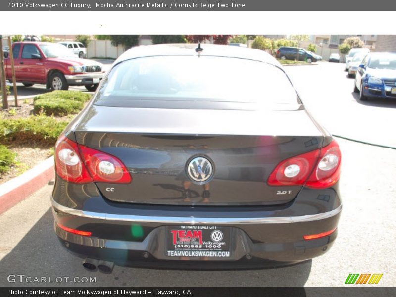Mocha Anthracite Metallic / Cornsilk Beige Two Tone 2010 Volkswagen CC Luxury