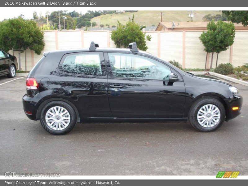 Black / Titan Black 2010 Volkswagen Golf 2 Door