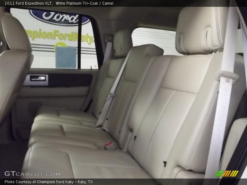 White Platinum Tri-Coat / Camel 2011 Ford Expedition XLT
