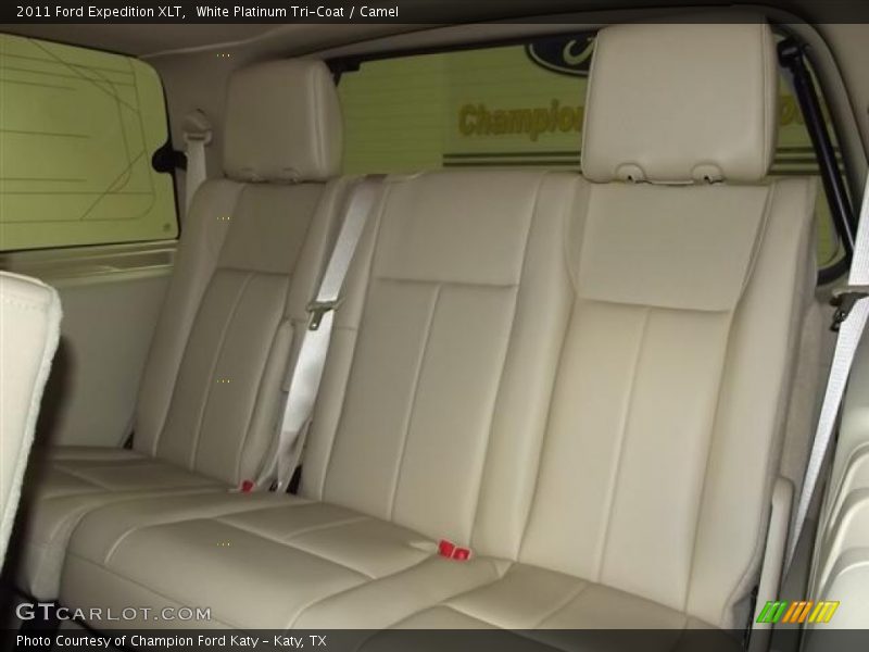 White Platinum Tri-Coat / Camel 2011 Ford Expedition XLT