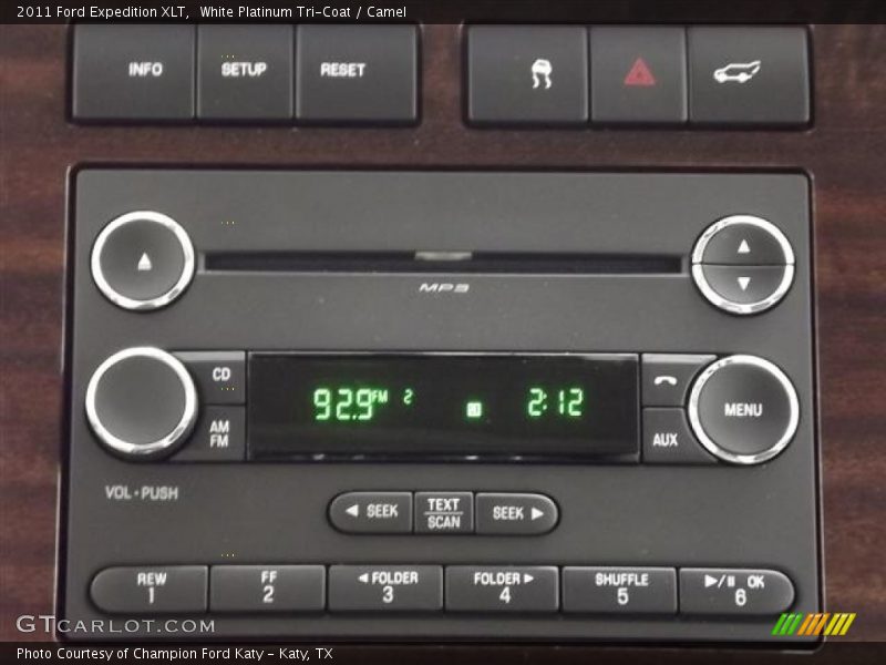 White Platinum Tri-Coat / Camel 2011 Ford Expedition XLT