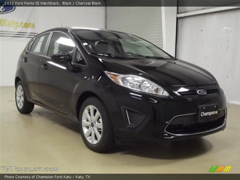Black / Charcoal Black 2012 Ford Fiesta SE Hatchback