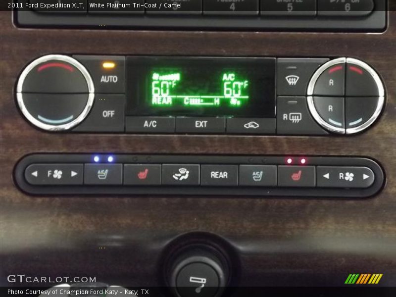 White Platinum Tri-Coat / Camel 2011 Ford Expedition XLT