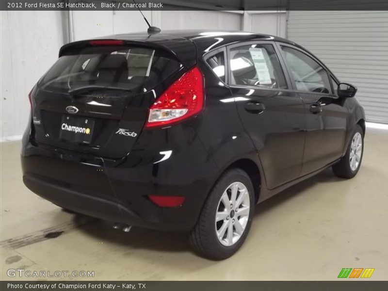 Black / Charcoal Black 2012 Ford Fiesta SE Hatchback