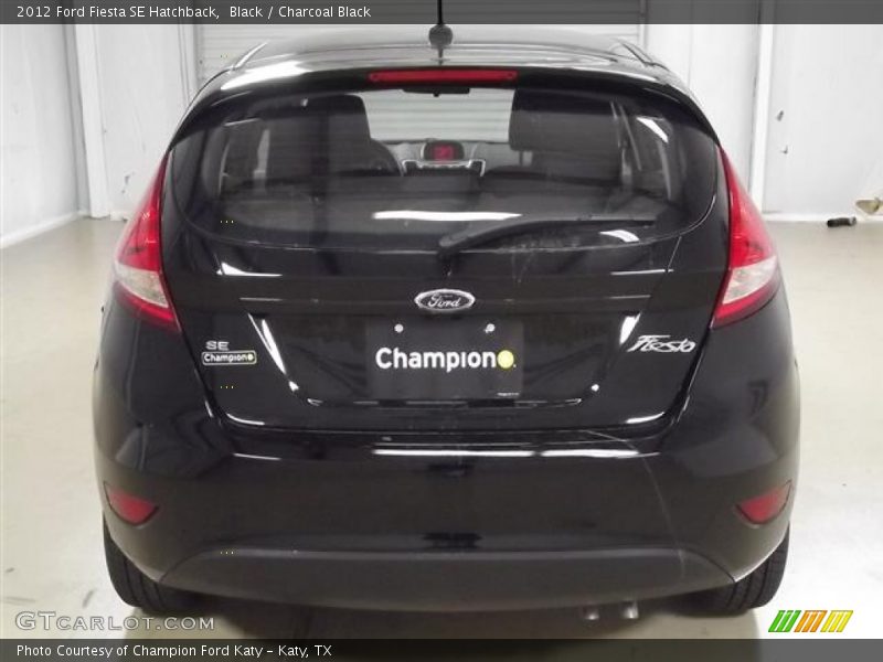 Black / Charcoal Black 2012 Ford Fiesta SE Hatchback