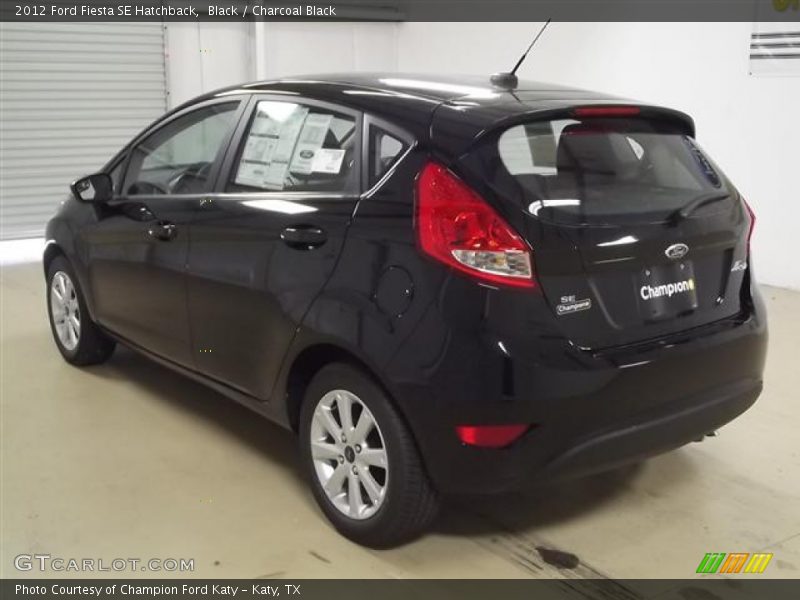 Black / Charcoal Black 2012 Ford Fiesta SE Hatchback