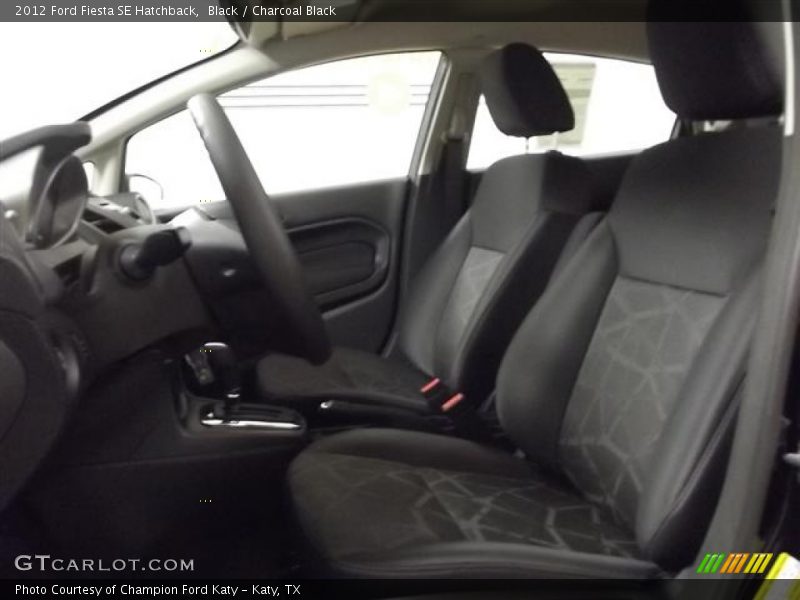 Black / Charcoal Black 2012 Ford Fiesta SE Hatchback