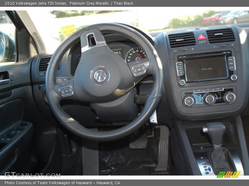 Platinum Grey Metallic / Titan Black 2010 Volkswagen Jetta TDI Sedan