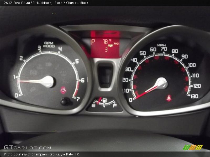 Black / Charcoal Black 2012 Ford Fiesta SE Hatchback