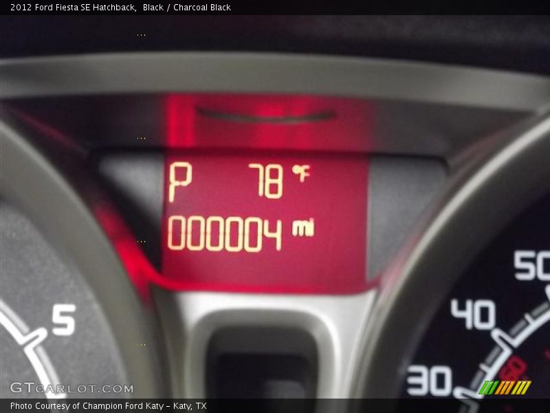 Black / Charcoal Black 2012 Ford Fiesta SE Hatchback