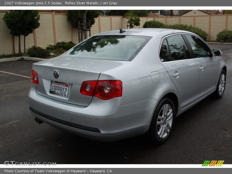 Reflex Silver Metallic / Art Gray 2007 Volkswagen Jetta 2.5 Sedan