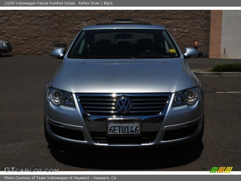 Reflex Silver / Black 2008 Volkswagen Passat Komfort Sedan