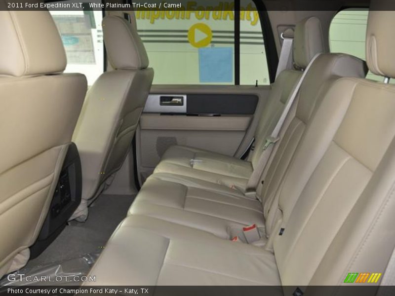 White Platinum Tri-Coat / Camel 2011 Ford Expedition XLT