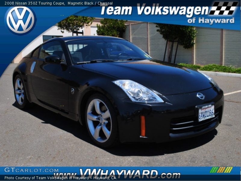 Magnetic Black / Charcoal 2008 Nissan 350Z Touring Coupe
