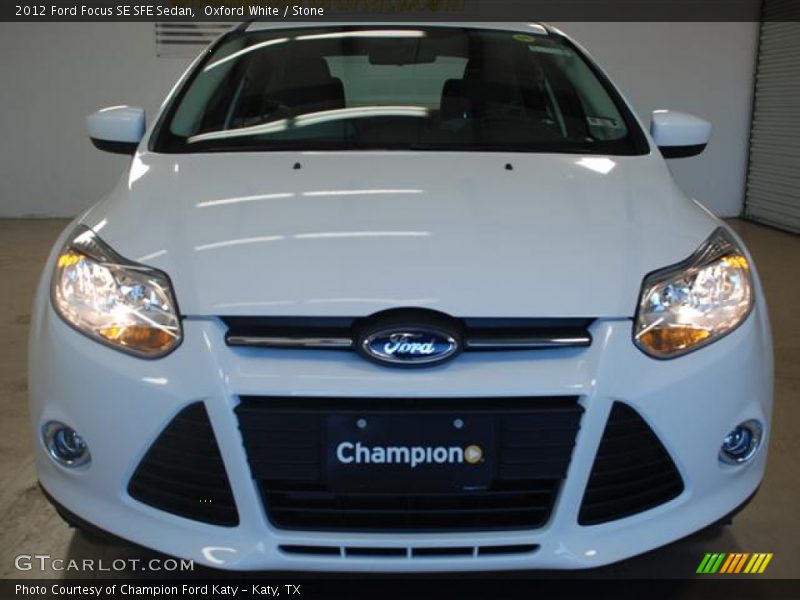 Oxford White / Stone 2012 Ford Focus SE SFE Sedan