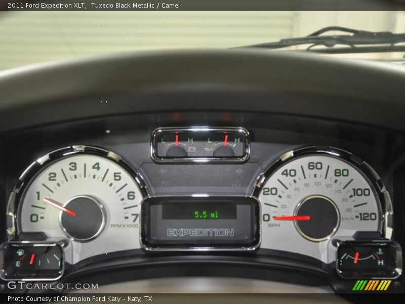 Tuxedo Black Metallic / Camel 2011 Ford Expedition XLT