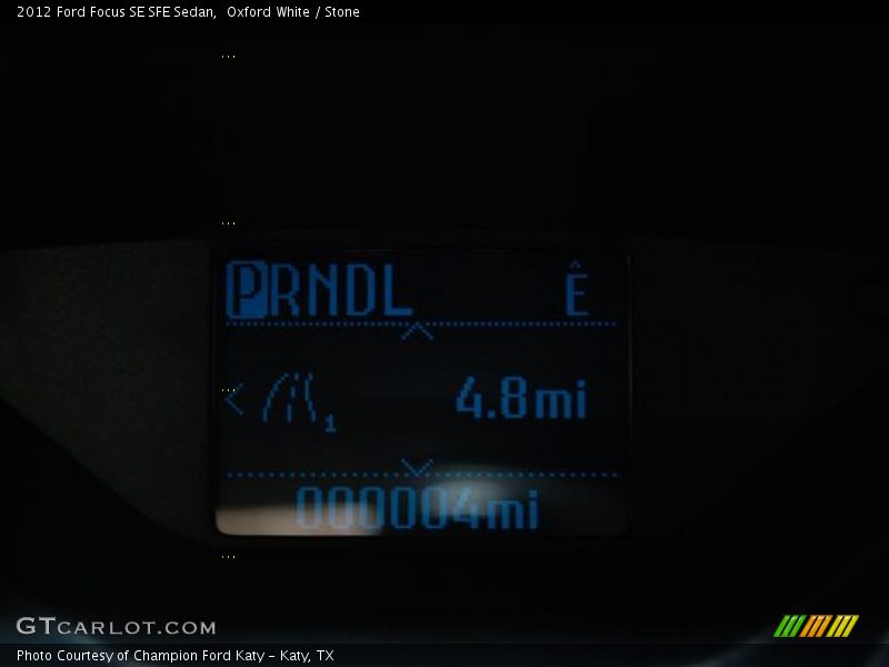 Oxford White / Stone 2012 Ford Focus SE SFE Sedan