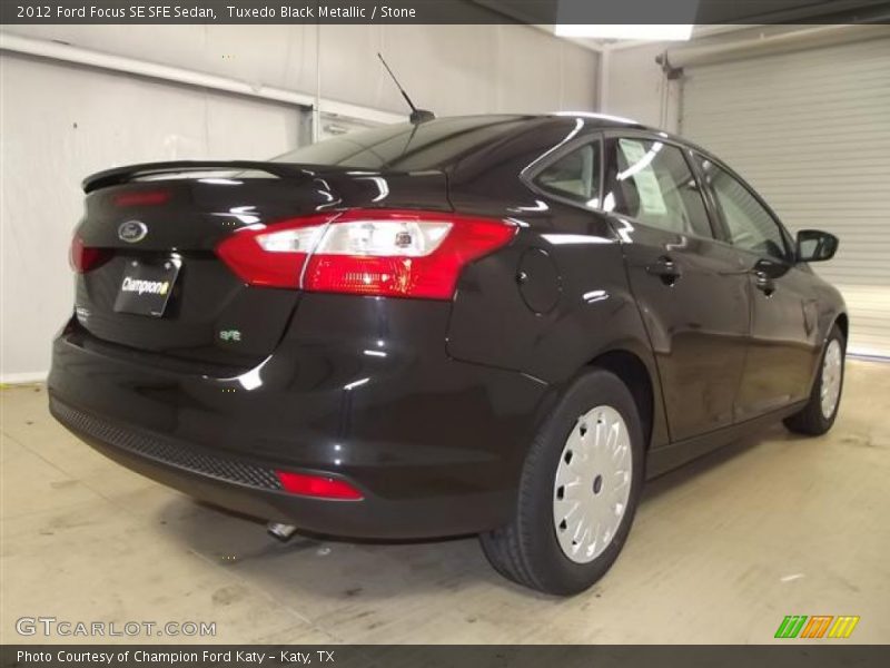 Tuxedo Black Metallic / Stone 2012 Ford Focus SE SFE Sedan