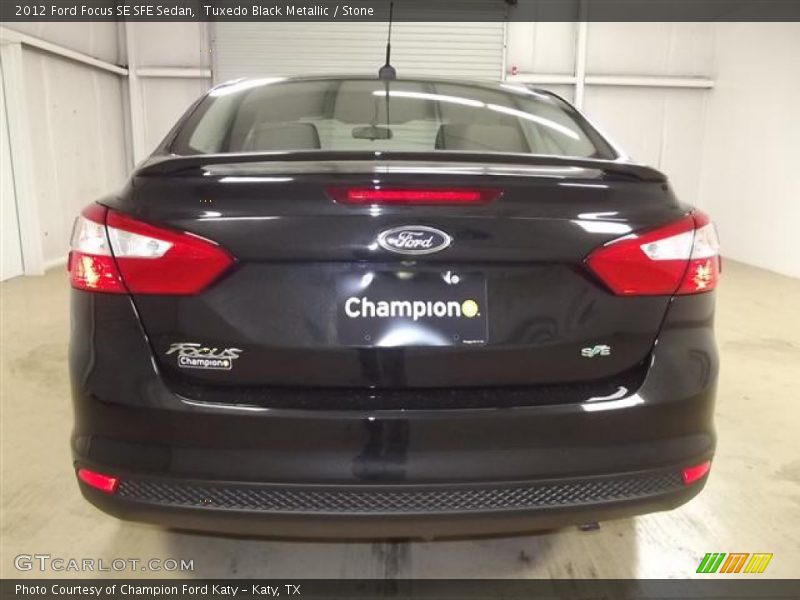 Tuxedo Black Metallic / Stone 2012 Ford Focus SE SFE Sedan