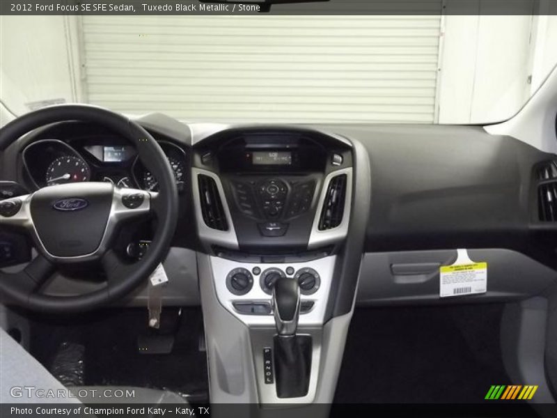 Tuxedo Black Metallic / Stone 2012 Ford Focus SE SFE Sedan